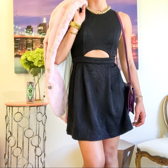 NEW! Silence + Noise High Neck Party Dress - Picture 2 of 8